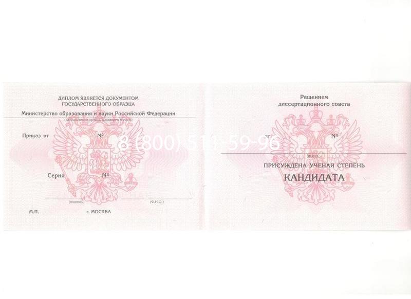 Купить Диплом кандидата наук 2010 в Энгельсе